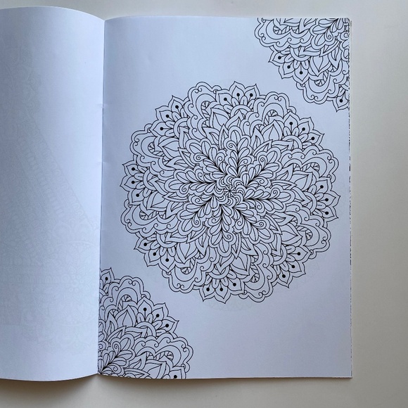 Adult Coloring Book Mandalas And More Patterns Kaleidoscope Coloring - Picture 3 of 5